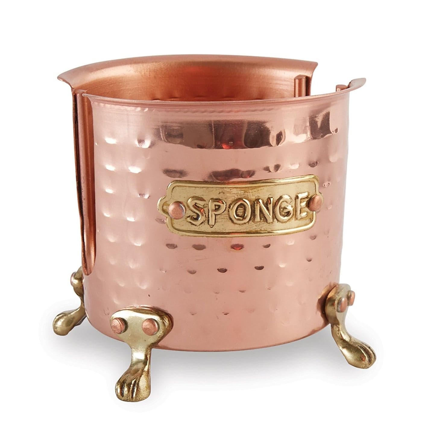 Mud Pie Kitchen Sponge Holder Caddy Copper