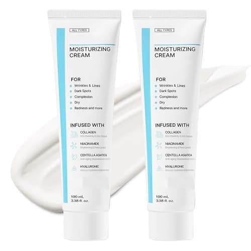 Haigou Youthful Moisturizing Cream, Centella Moisturizer, Barrier Protection, Youthful Moisturizing Cream, Facial Cream, For All Types (2pcs)