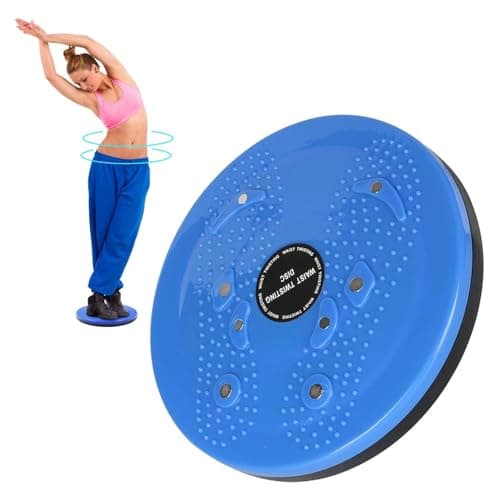 Drumstone 15 Years Warranty Portable Tummy Twister - Plastic Acupressure Disk For Figure Useful For Figure Tone Up & Weight Loss For Men And Women, Multicolor