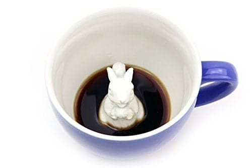 Creature Cups Squirrel - Ceramic Cup 11 oz - Hidden 3D Animal Mug, Gift for Coffee & Tea Lovers