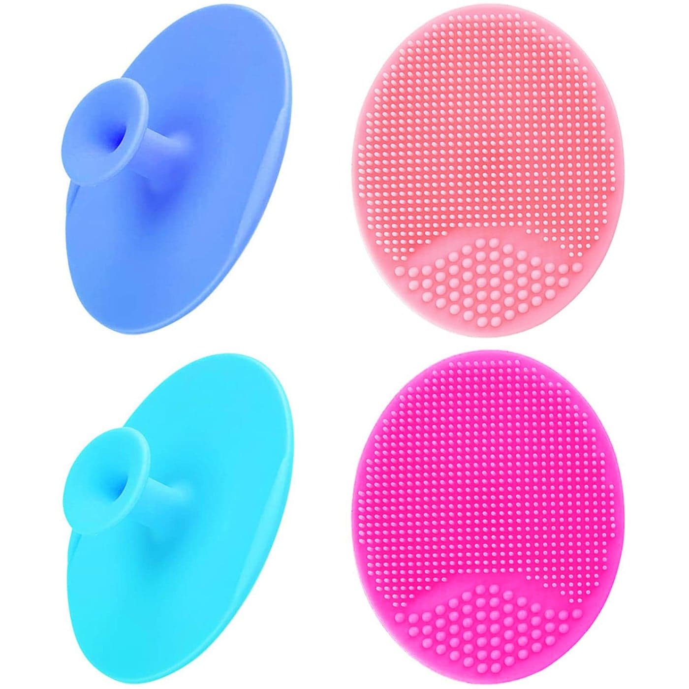 Baby Bath Brush Baby Cradle Cap Brush Silicone Massage Brush Silicone Scrubbers Exfoliator Brush Skin Scrubber Baby Essential for Dry Skin Cradle Cap and Eczema Small4PCS