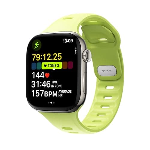 NOMAD Apple Watch Tempo Band Lumen 46mm Compatible with New Ultra 3 2 and 1 Series 111 and SE iWatch Sport Band Designed to give your Apple Watch a modern and athletic look