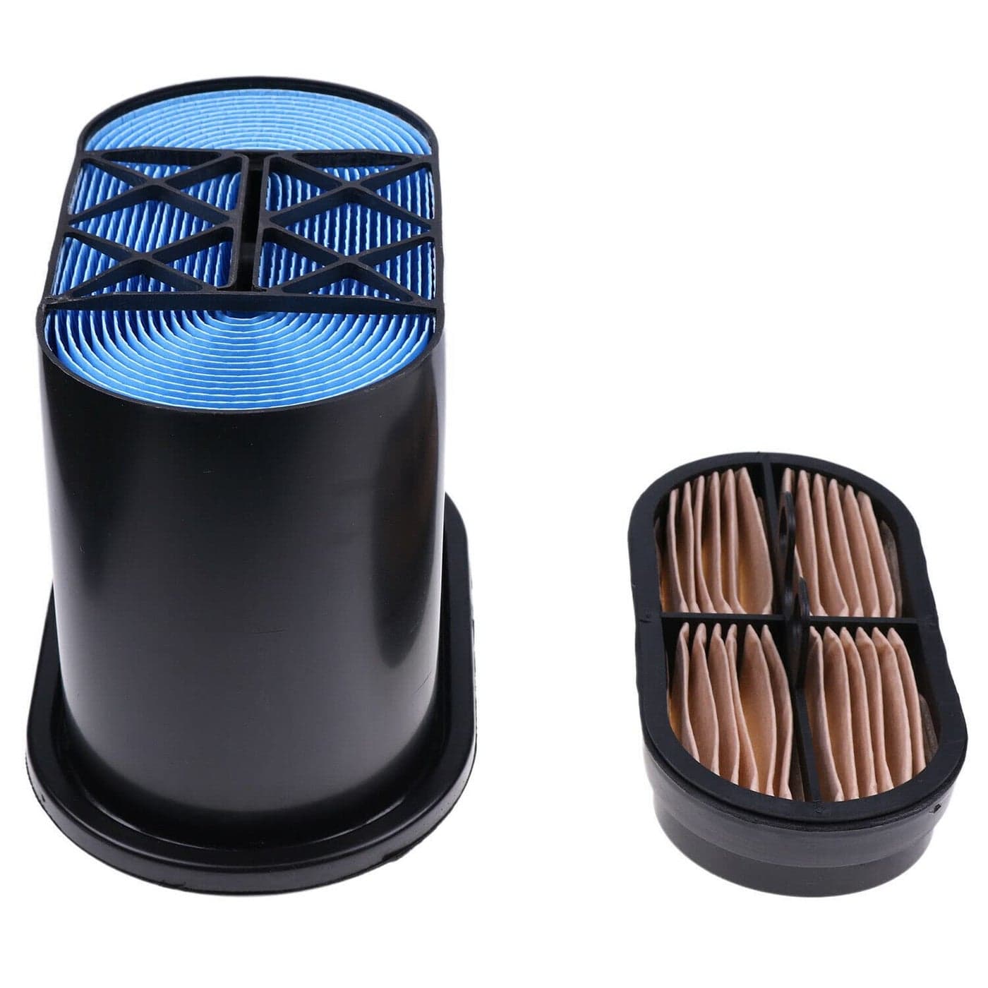 Solarhome Element Air Filter Set 333D2696 32925683 Compatible with JCB Backhoe Loader 3CX 4CX 1400B 214 3C 3DX 4CN T4000 T5060 7865 Telehandler 53170