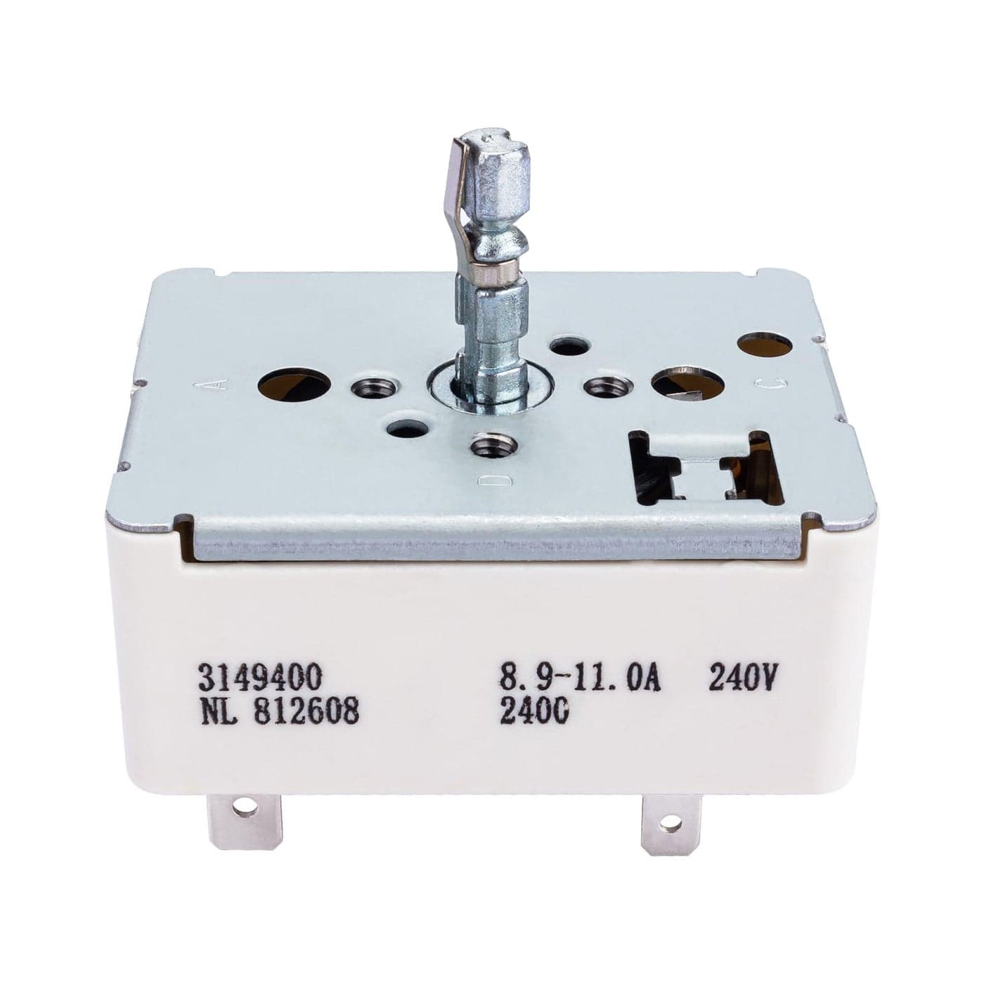 3148954 3148953 3148951 3149400 Range Burner Infinite Control Switch Replacement for Whirlpool Range Switch WP3149400 WP3148954 WP3148953 WP3148951 311858 311859 336989 PS336886 AP3029710 AP3095444