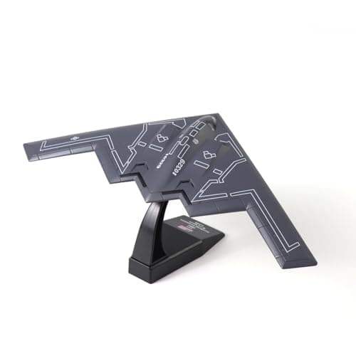 NUOTIE B2A Spirit 1200 Metal Bomber Model Kits with Stand Stealth and Strategic Bomber Diecast Alloy Airplane Model PreBuild Military Aircraft CollectionUSAF Spirit of Missouri