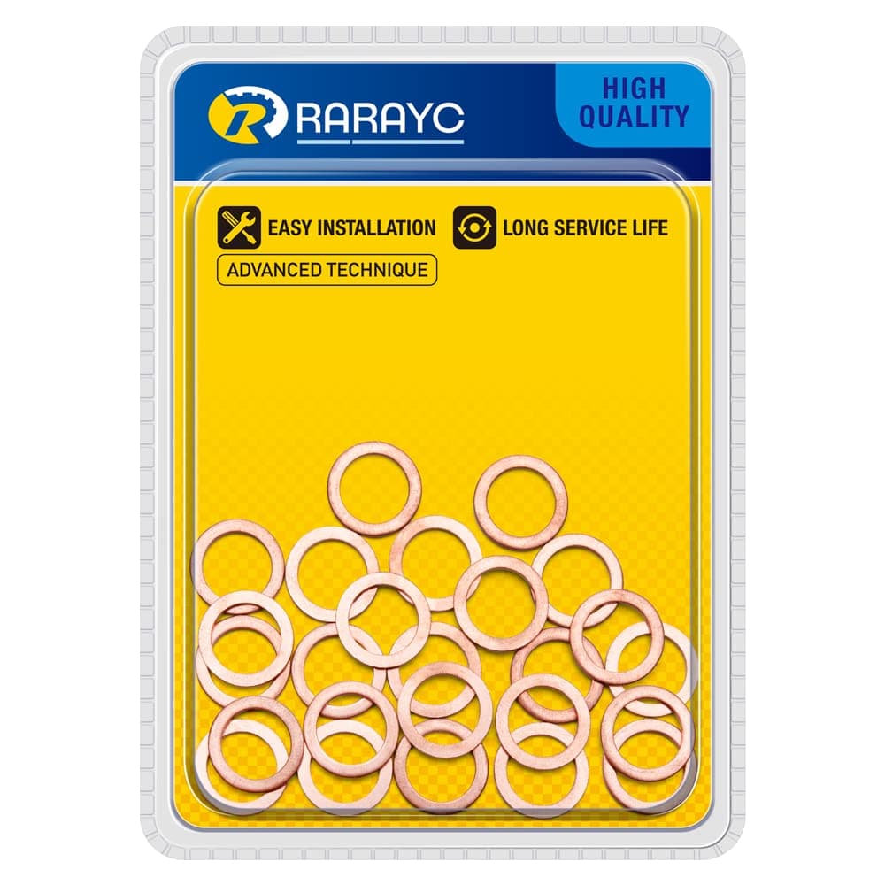 25 Pcs Oil Drain Plug Gasket Crush Washer Seals 14MM Compatible with Mercedes Benz for 007603014106