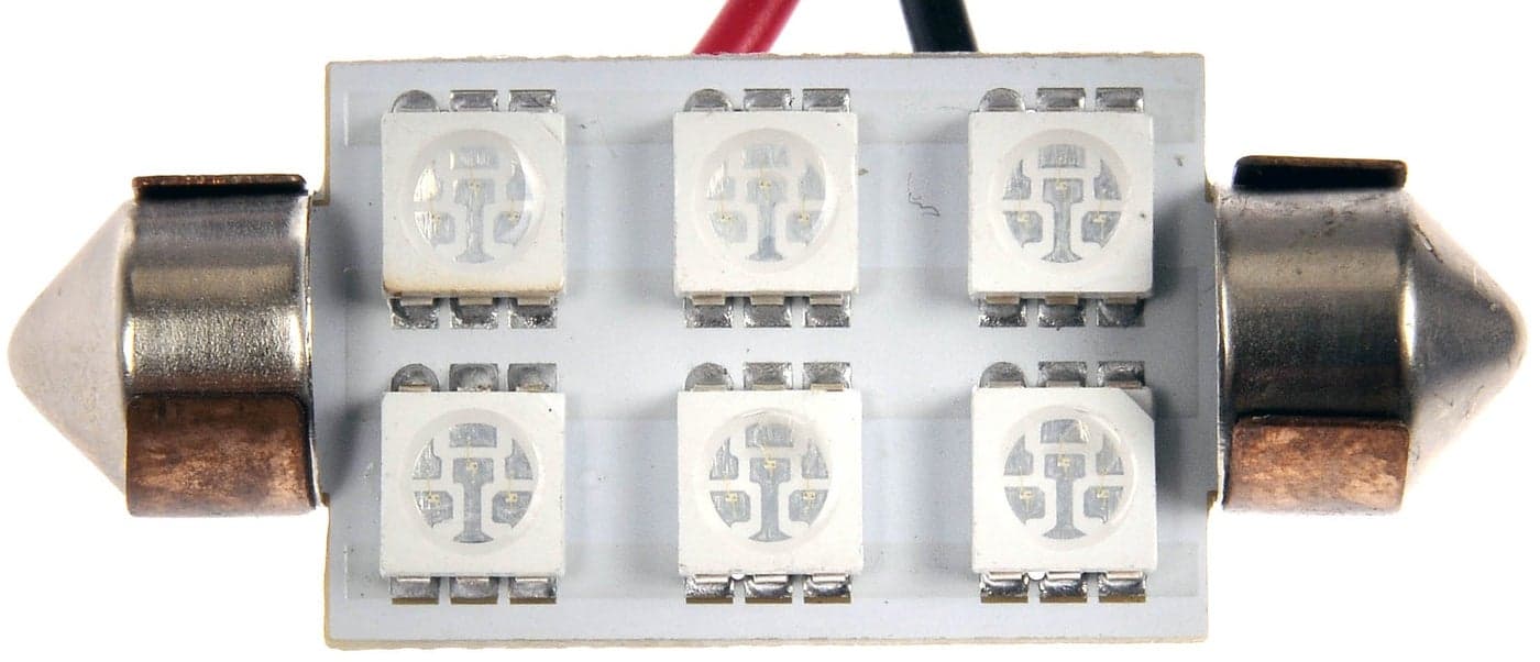 Dorman 212B-SMD 212 Blue 5050SMD 6 LED Bulb Compatible with Select Models