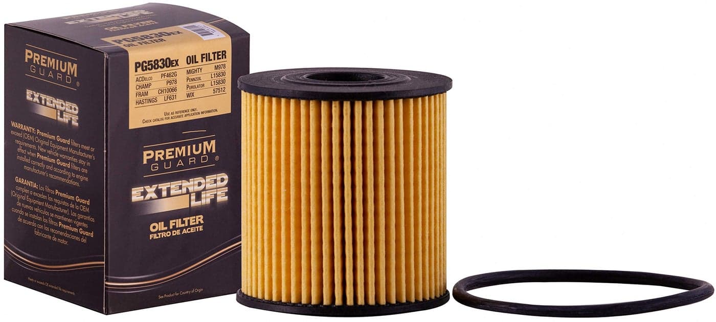 PG PG5830EX EXtended Performance Oil Filter|Fits 2007-14 Ford Transit, 2007-15 Mini Cooper, 2011-16 Cooper Countryman, 2013-16 Cooper Paceman, 2003-09 Peugeot 206, 2008-14 207, 2003-08 307