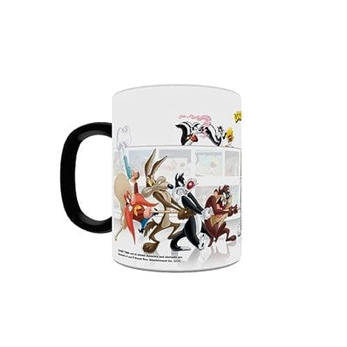 Morphing Mugs Looney Tunes The Tunes Ceramic Mug Black