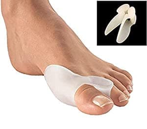 BANCROFT Gel Bunion Guard Two Finger Toe Separator Hallux Valgus - Cracked Toes Pressure Corrector Straighten toe structure