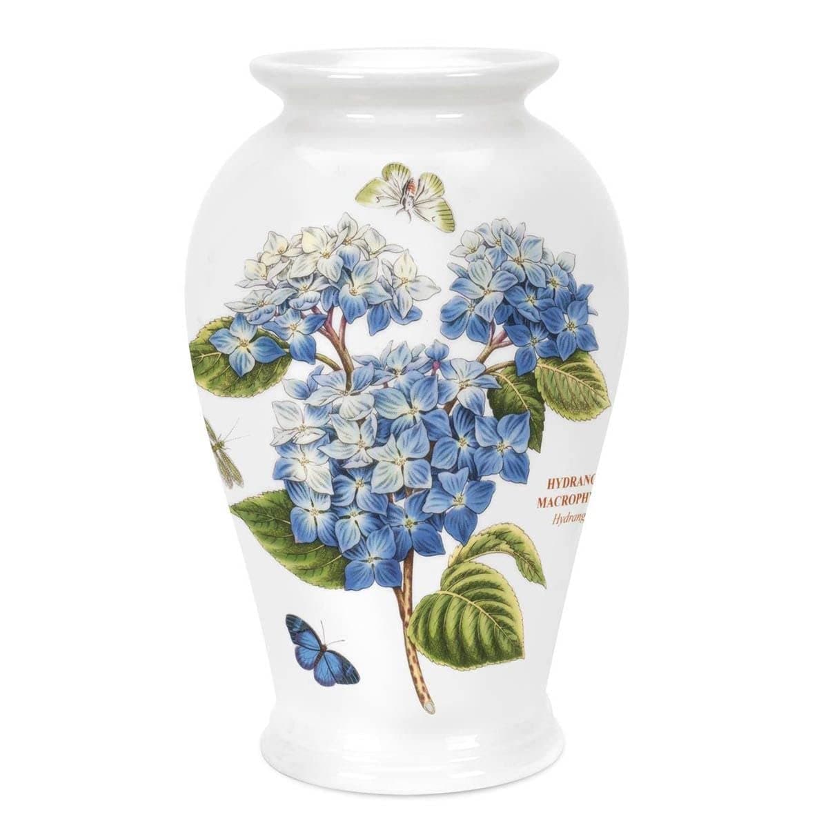 Portmeirion Home Gifts BGJC58050 8 Canton Vase Hydrangea Ceramic Purple Blue