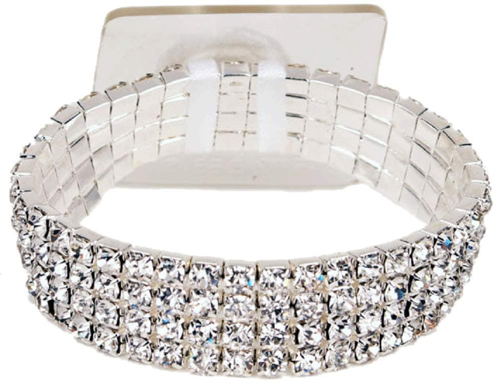 Fitz Design Corsage BraceletRock Candy Dazzle Lawn Garden White