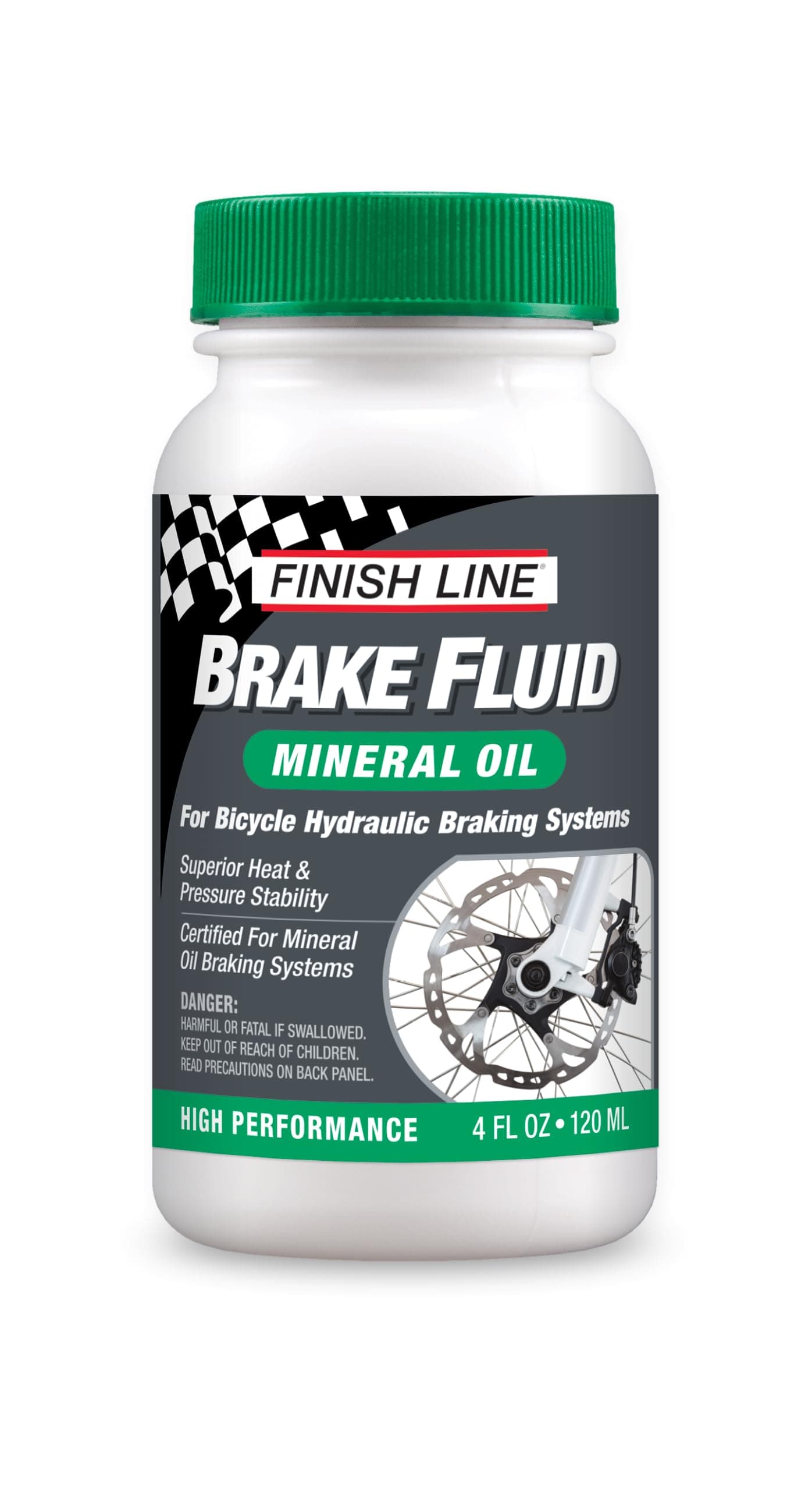 Finish Line High Performance Mineral Oil Brake Fluid, 4 oz