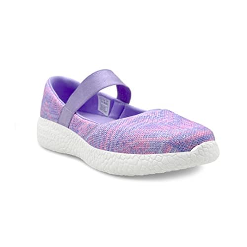 KazarMax Girl's Lavender Mesh Ballet Flat - 9 UK
