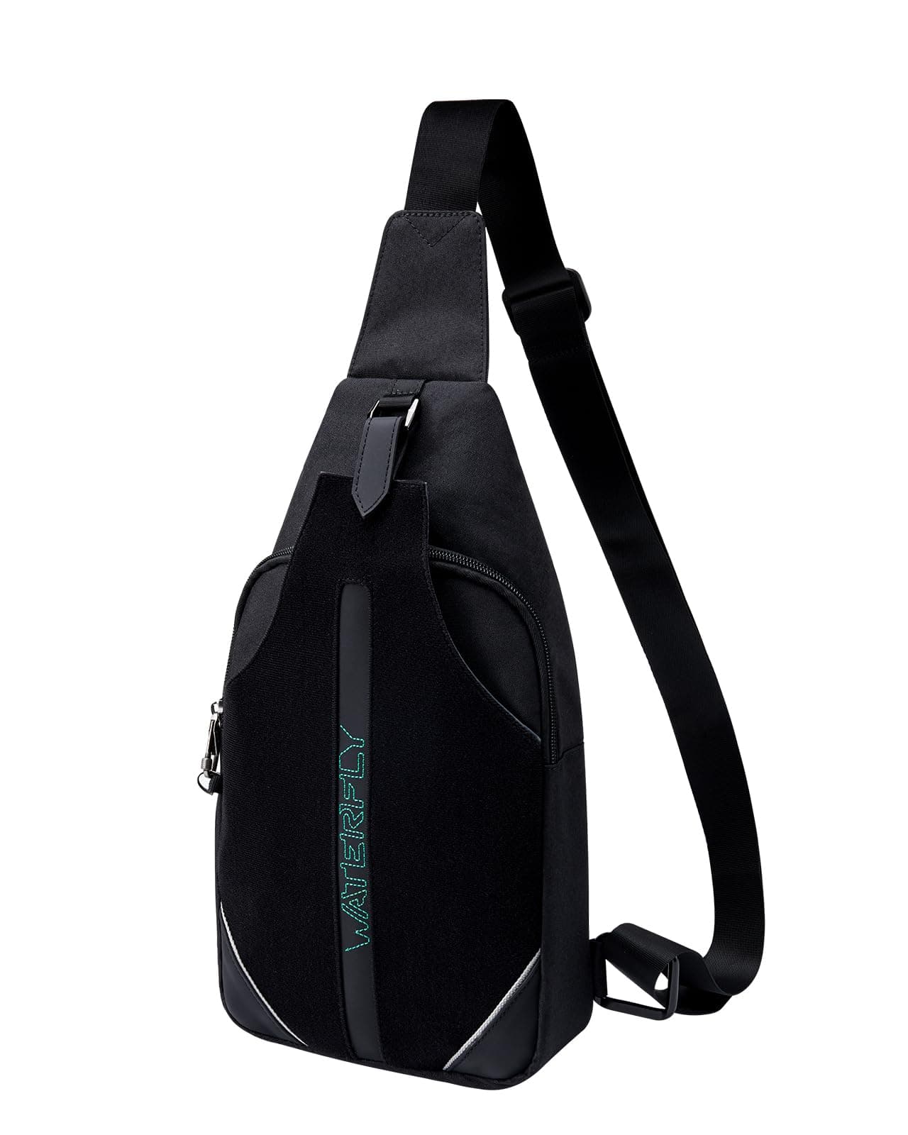WATERFLY Medium Crossbody Sling Backpack Anti Theft Backpack for Traveling Chest Shoulder Bag