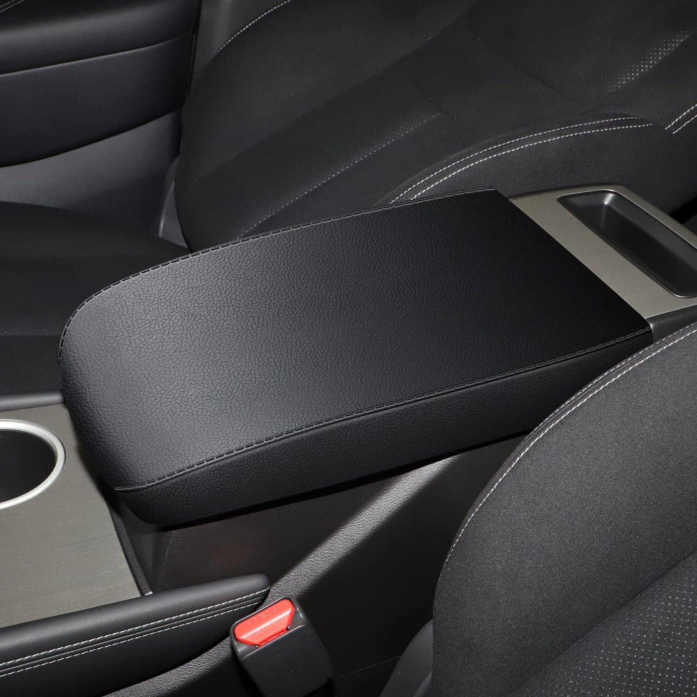 AOMSAZTO Black Armrest Covers for Nissan Murano 20152023 Console Pad for Murano