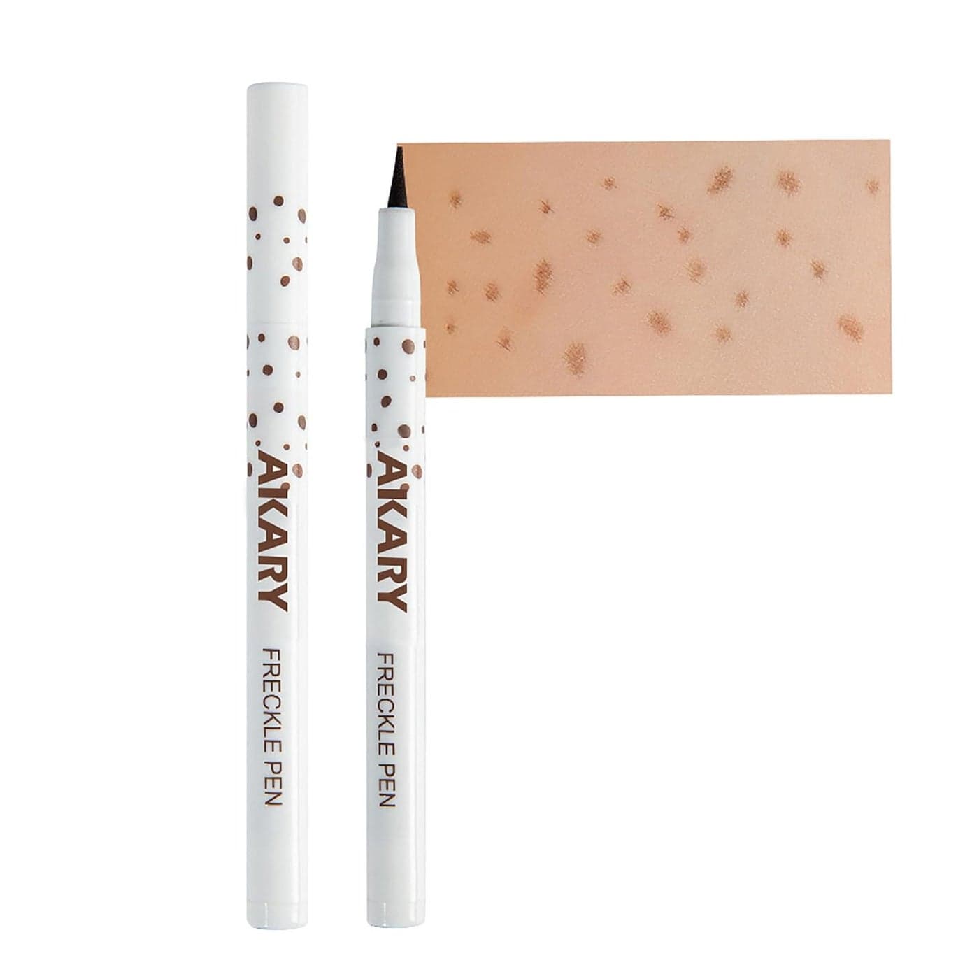 AKARY Freckle Pen Professional Lifelike Face Concealer Point Out Natural Waterproof Longlasting Soft Artificial Freckles Fine Makeup Freckle Pen Life Face Decoration 03 Chestnut