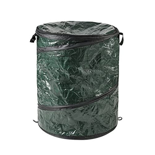 Trademark 29.5-Gallon Pop Up Outdoor Garbage Can - Collapsible Trash Can for Parties, Yard Waste, or Laundry - Camping Accessories by Wakeman