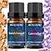 Lavender and Sandalwood Essential Oil 100 Pure Undiluted Natural Organic Aromatherapy Essential Oils Gift Set 10MLx2