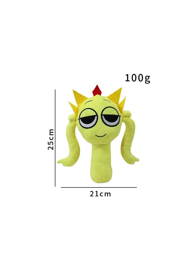 Sprunki Plush Toys, Sprunky Wenda & Gray Plushies Pillow Stuffed Animal Figure Dolls for Game Fans Gifts for Kids