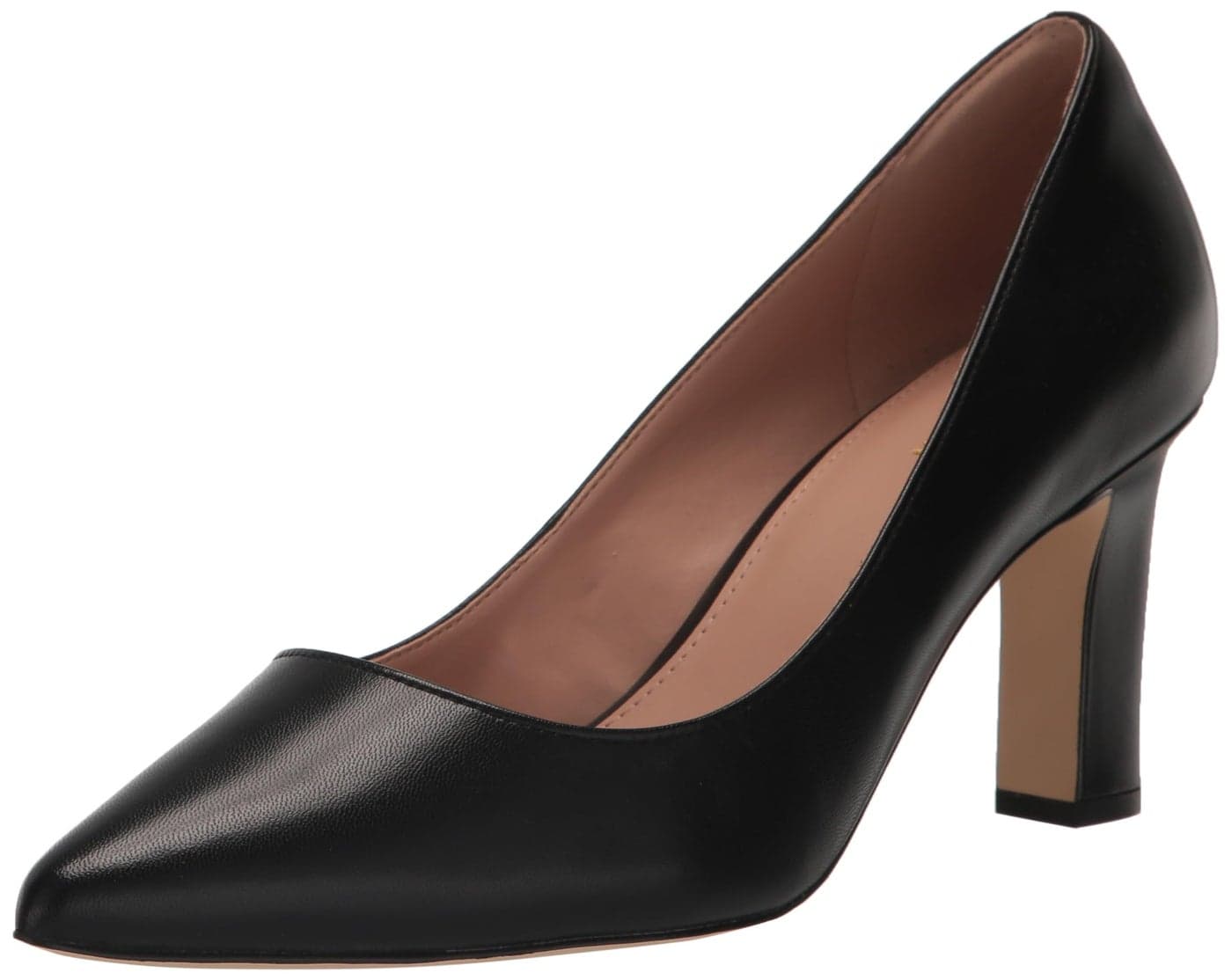 Cole Haan Women's Mylah Heel Pump 75MM, Black Leather, 11