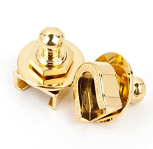 Fender Strap Locks for Electric Guitar, Gold, Medium
