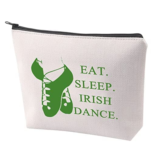 ZJXHPO Irish Dance Survival Kit - Makeup Bag With Zipper, Lover Teacher Coach Gift, Team Inspired Gift