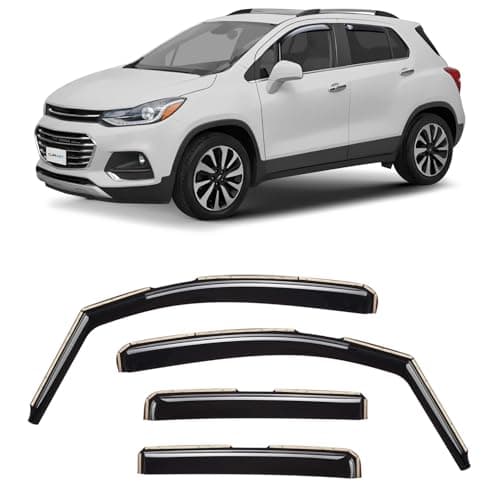 CLIM ART inChannel Incredibly Durable Rain Guards for Chevrolet Chevy Trax 20142022Buick Encore 1322 Original Window DeflectorsVent DeflectorVent Window VisorsCar Accessories4 pcs615084LP