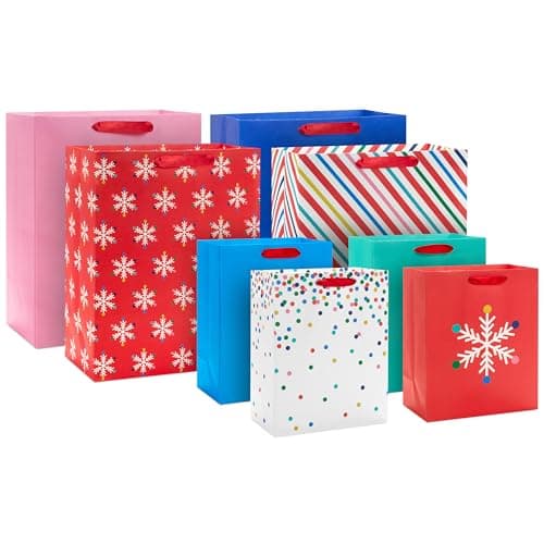 Hallmark Holiday Gift Bag Assortment 8 Bags 4 Medium 9 4 Large 13
