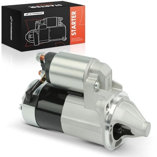 A-Premium Starter Motor Compatible with Hyundai Elantra 07-12, Tiburon 07-08 & Kia Soul 10-11, Sportage 07-10, Spectra 07-09, Spectra5 07-09, 2.0L, 12V 1.2KW 8 Teeth Clockwise, Automatic Transmission