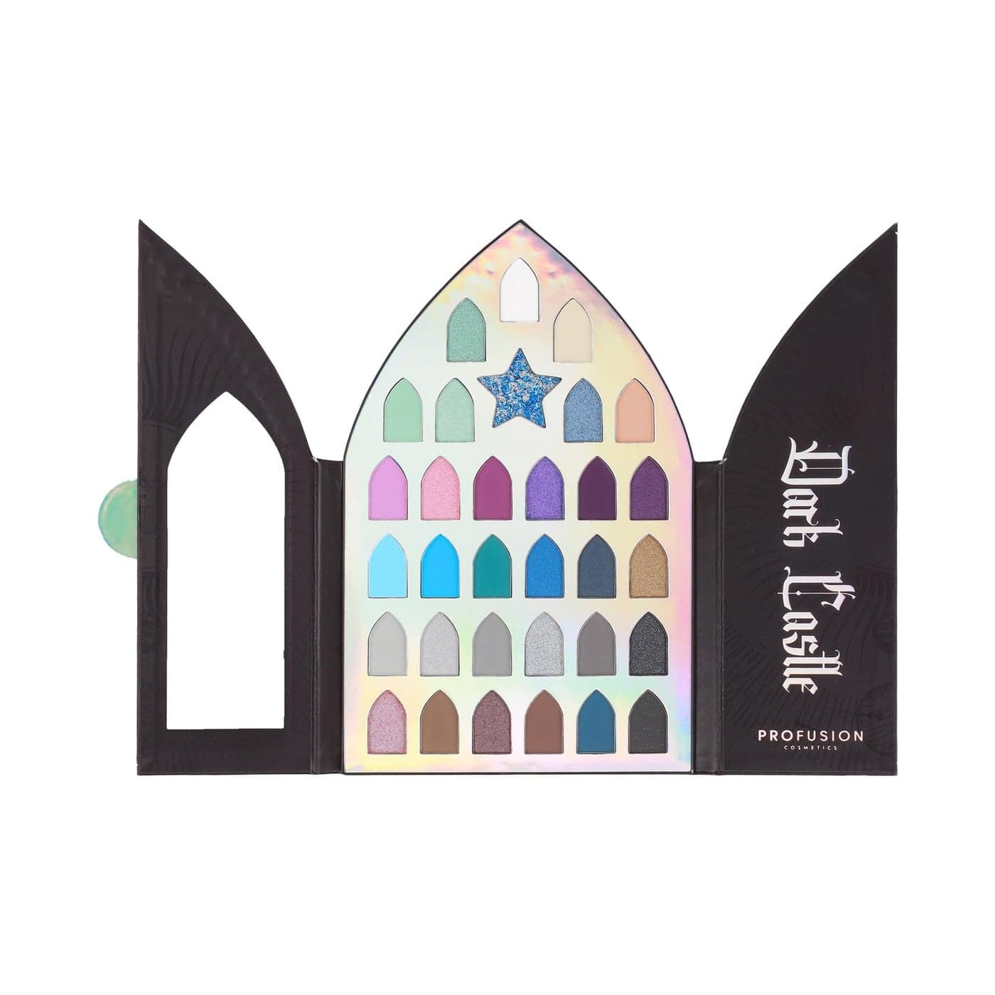Profusion Cosmetics Enchanted Forest Dark Castle 32 Shade Eyeshadow Palette, Unlock Mystical Glamour with the Enchanted Forest Shadow Palette and Achieve Eye Catching Look With Premium Makeup Kit