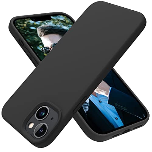 OTOFLY Designed for iPhone 14 Plus Case Silicone Shockproof Slim Thin Phone Case for iPhone 14 Plus 67 inch Black