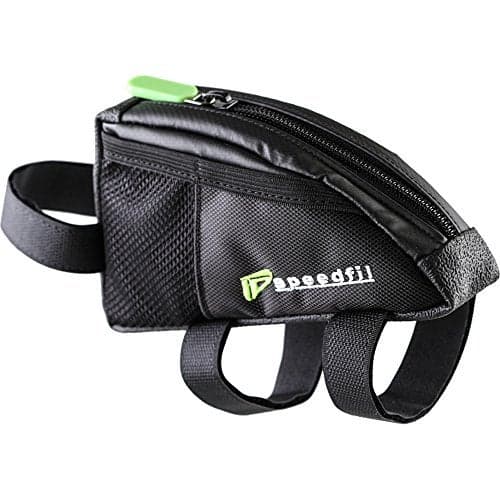 Speedfil SP1 Bicycle Frame Top Tube Storage Bag, Side Pockets with Bolt or Strap Options