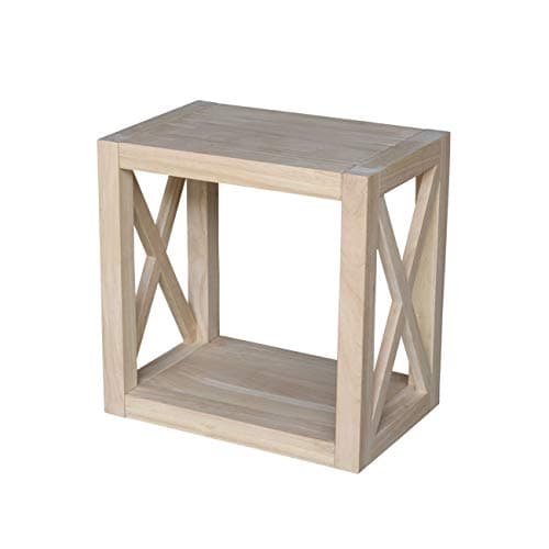 International Concepts Hampton Narrow End Table Brown