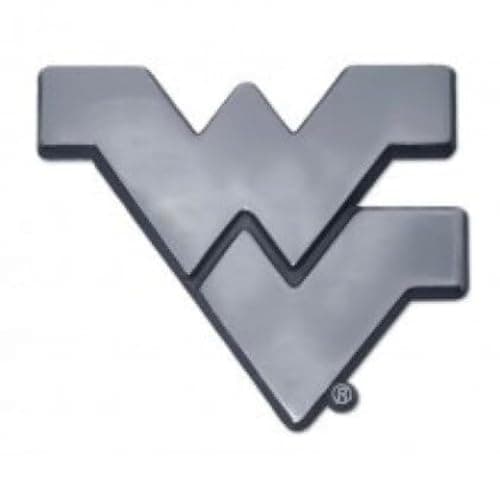 Elektroplate West Virginia University Mountaineers Chrome Plated Premium Metal Emblem Car Truck Motorcycle Logo