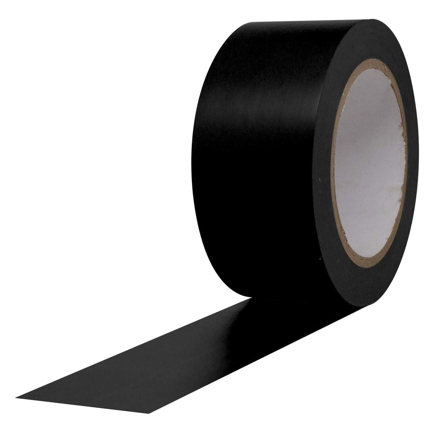 ProTapes Pro 50 Premium Vinyl Safety Marking and Dance Floor Splicing Tape 6 mils Thick 36 yds Length x 2 Width Black Pack of 1