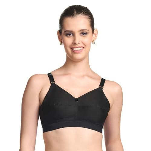 TRYLO COTTONFIT-BRA-40-BLACK-E-CUP