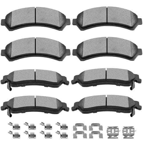 SCITOO D726 D729 Front Rear Ceramic Brake Pads Sets Fit For Chevy Blazer 97-05,For Chevy S10 98-04,For GMC Jimmy 97-05,For GMC Sonoma 98-04,For Isuzu Hombre 98-00,For Oldsmobile Bravada 97-01