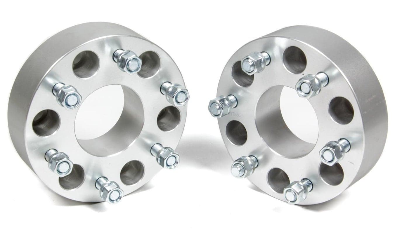 Rough Country 2 Wheel Spacer fits 8820 Chevy Silverado GMC Sierra 1500 9220 Tahoe Yukon Suburban 6x55 1101Aluminum