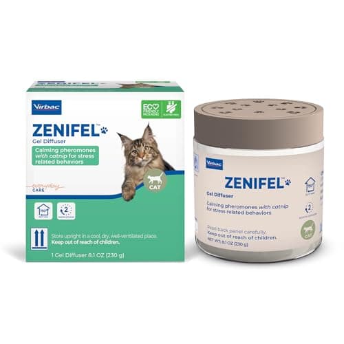 Virbac ZENIFEL Gel Diffuser Managing StressRelated Behaviors in Kittens Cats No Electricity Needed Lasts Up to 2 Months
