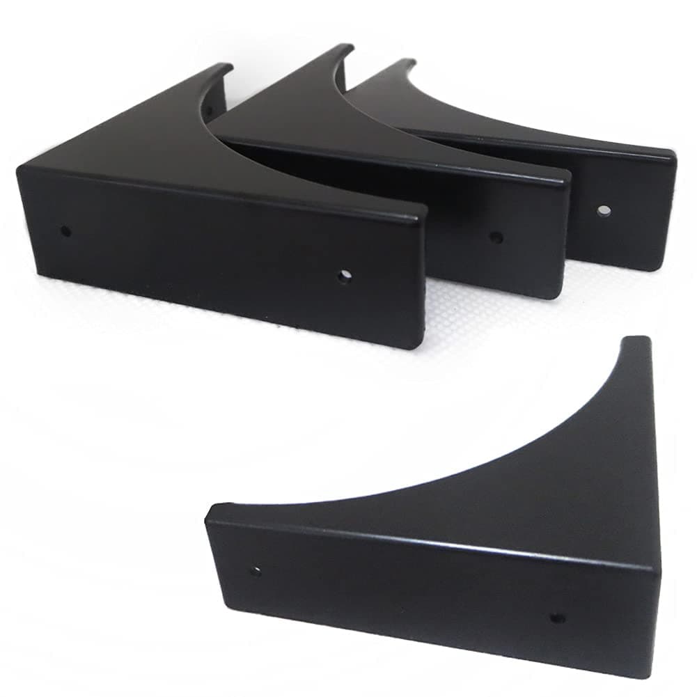 Corner Guardglrovazas 4 Pcs Decorative Desk Box Corner Protector Desk Case Edge Cover Safety Guard Furniture Corner Bumpers Thickened Hardware for Jewrlry Box CabinetBlack