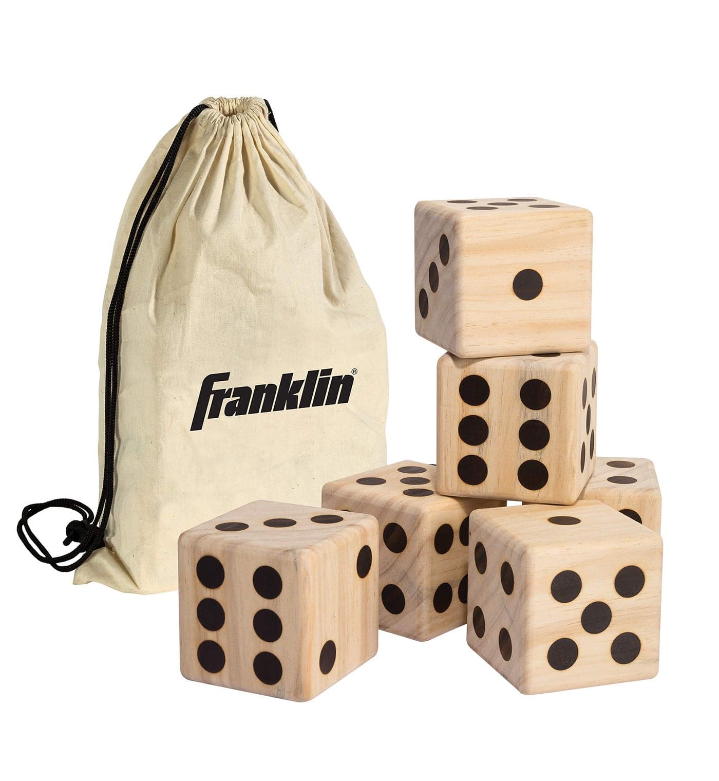Franklin Sports Giant Wooden Dice