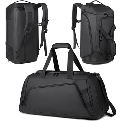 Ogetok 45L Large Gym Bag Sport Duffle Backpack for Men Women, Water Resistant Fitness Sport Tote Bags Travel Weekend Overnight Carry on Bag with Shoe & Wet & Insulation Pocket & Laptop Compartment