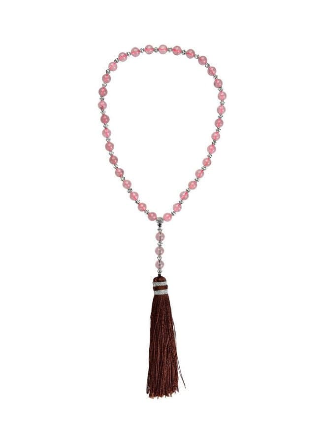 33 Natural Crystal Islamic Prayer Beads Bracelet