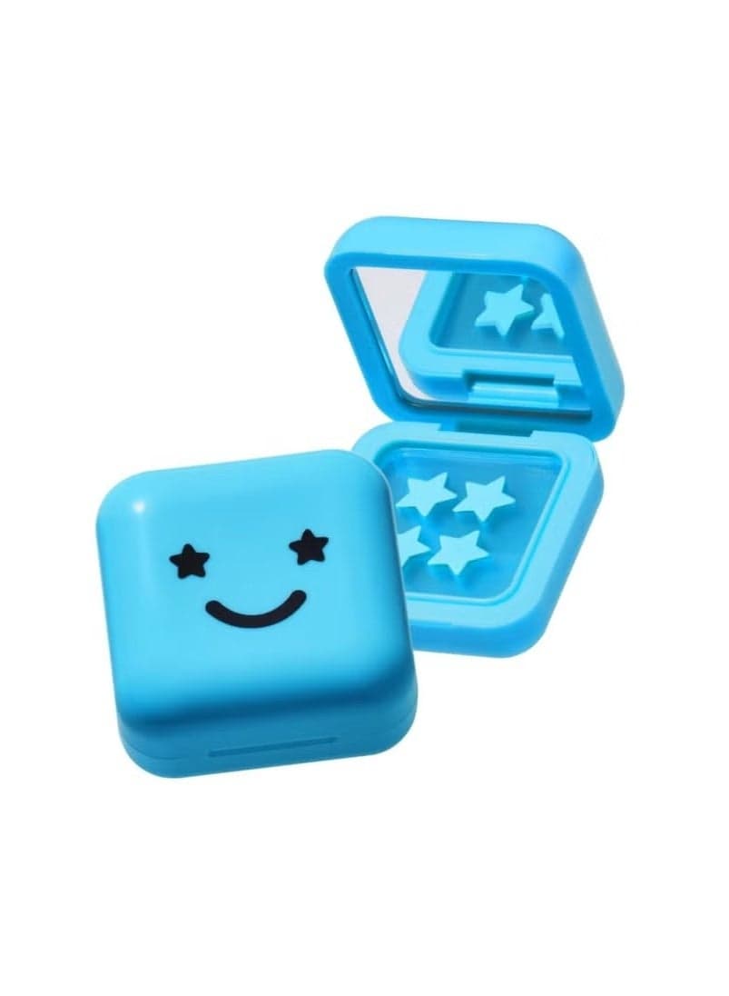 Hydro-Star + Salicylic Acid Pimple Patches and Big Blue Compact, Helps Shrink and Soothe Deeper Spots, Cute Star Shape, Vegan, 32 count
