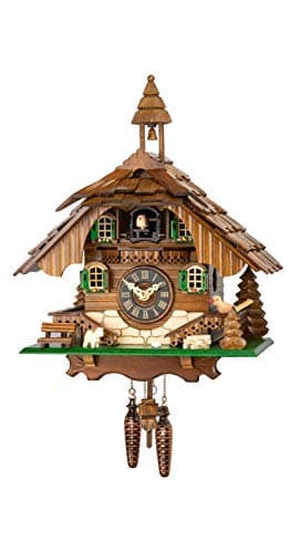 Engstler Quartz Cuckoo Clock Black Forest House EN 444 Q