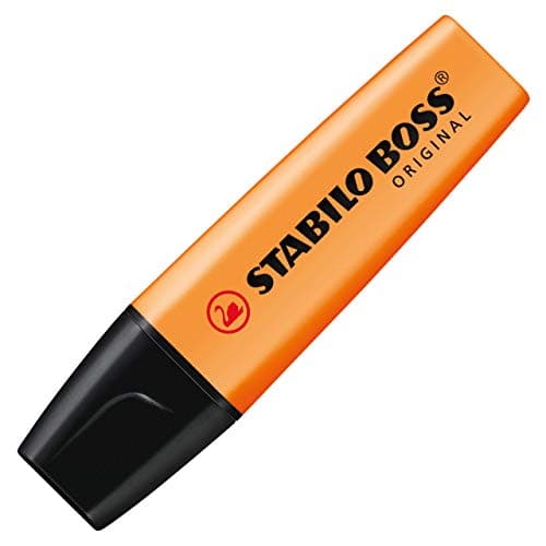 STABILO Boss Original Highlighter, Orange, 5mm