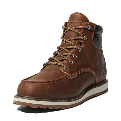 Timberland PRO Men's Irvine Wedge 6 Inch Soft Toe Industrial Work Boot, Cathay Spice Brown-2024 NEW, 8W