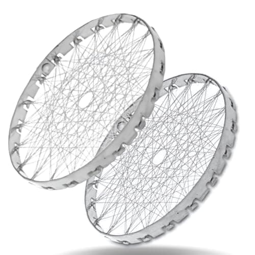 Premium Tandoor Lpg Gas Saver Jali | Tandoori Grill, for Gas Stove, Mini Chhota, Portable Compact Barbecue Grill, Tandoor Net, Chhota Tandoor Net (Pack of 2