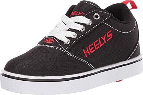 HEELYS Pro 20 (Little Kid/Big Kid) Black/White/Red 6 Big Kid, 6 Men's, 7 Women's M